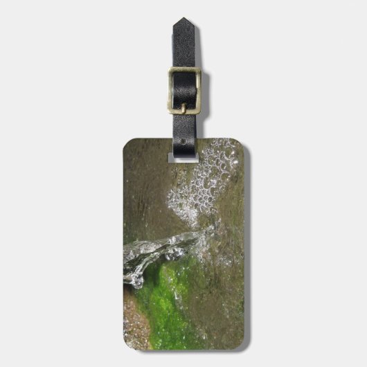 トリックリングウォーターバブリングウォーターカスタム ラゲッジタグ (正面縦)