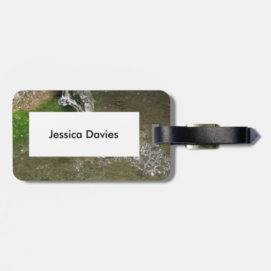 トリックリングウォーターバブリングウォーターカスタム ラゲッジタグ (裏面横)