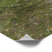 トリックリングウォーターバブリングウォータープリント ポスター (角)