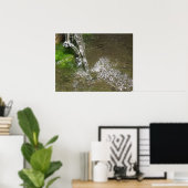 トリックリングウォーターバブリングウォータープリント ポスター (ホームオフィス)