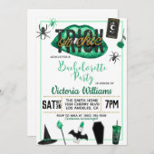 トリック又はシックなハロウィーンバチェロレッテ招待状 招待状 (正面/裏面)