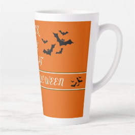 トリック又はトリートハッピーハローウィン カフェラテマグ