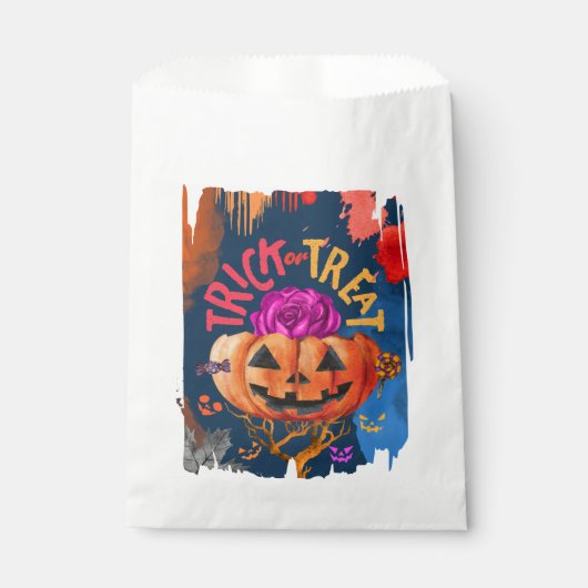 トリック熱狂するまたは治療 フェイバーバッグ (正面)