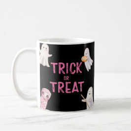 トリック・オア・スリー ハロウィン ゴースト 誕生日パーティー コーヒーマグカップ
