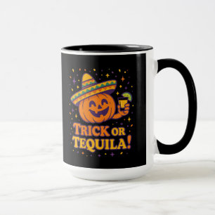 トリック オア テキーラ – 楽しいハロウィン パンプキンパーティー マグカップ