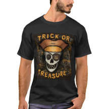 トリック・オア・トリートのハロウィンの海賊Tシャツ