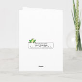 トリック・オア・トリートのマウス、ハロウィンカード カード (裏面)