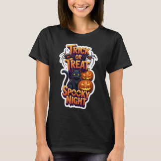トリック・オア・トリートの怖い夜 Tシャツ