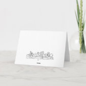 トリック・オア・トリートの挨拶状 カード (裏面)