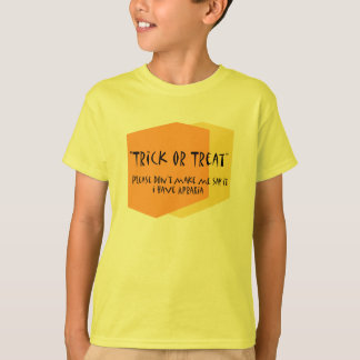 トリック・オア・トリートの自閉症のTシャツ Tシャツ