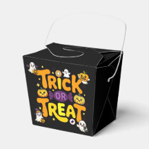 トリック・オア・トリート かわいいお化けのハロウィン ハンドル付きボックス