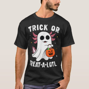 トリック・オア・トリート・ア・ロトル アホロートル ハロウィン コスチューム Tシャツ