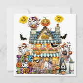 トリック・オア・トリート オア トランク・オア・トリート 招待状 (正面)