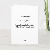 トリック・オア・トリート カード (裏面)