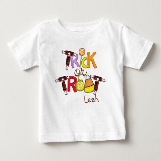 トリック・オア・トリート キャンディ Tシャツ (正面)