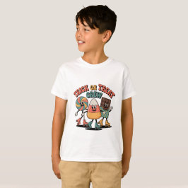 トリック・オア・トリート・クルー キッズハロウィンTシャツ Tシャツ