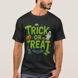 トリック・オア・トリート ドリッピングフォントTシャツ Tシャツ