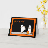 トリック・オア・トリート、ニオイ・マイ・足 カード (黄色い花)