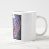 トリック・オア・トリート！ハロウィンのゾンビが脳みそを配ってる！ ジャンボコーヒーマグカップ (右)