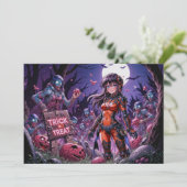 トリック・オア・トリート！ハロウィンのゾンビが脳みそを配ってる！ 招待状 (スタンド正面)