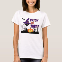 トリック・オア・トリート - ハロウィンの猫 - 女性用Tシャツ