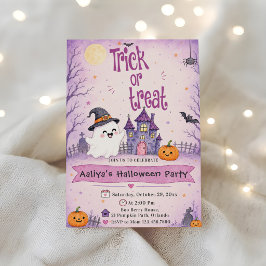 トリック・オア・トリート・ハロウィンパーティー 招待状