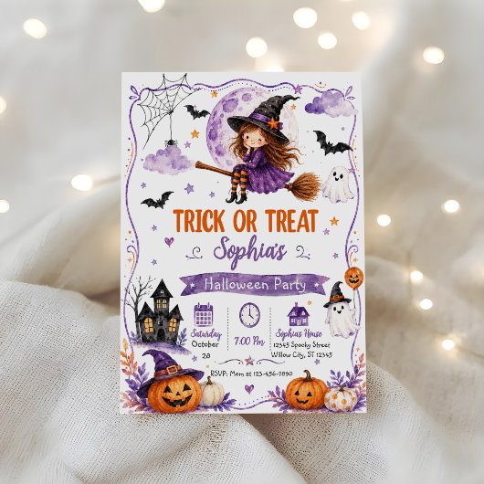 トリック・オア・トリート・ハロウィンパーティー 招待状