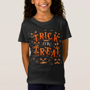 トリック・オア・トリート ハロウィン キッズTシャツ ガールズ Tシャツ
