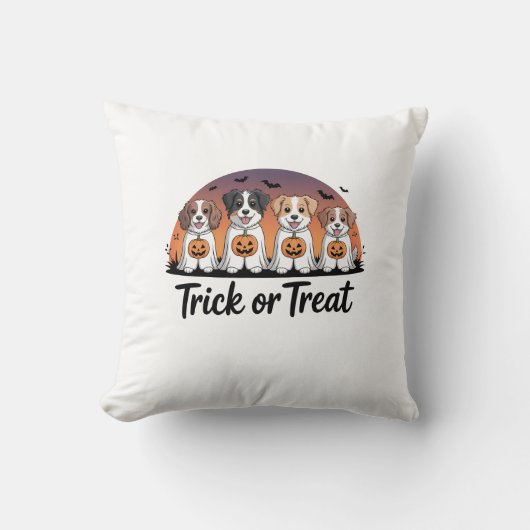 トリック・オア・トリート ハロウィン クッション (正面)