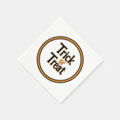 トリック・オア・トリート ハロウィン スタンダードカクテルナプキン (角)