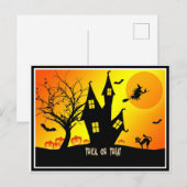 トリック・オア・トリート ハロウィン ポストカード (正面/裏面)