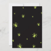 トリック・オア・トリート、ハロウィーン・こうもり、不気味招待状 招待状 (裏面)