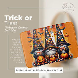 トリック・オア・トリート・ハロウィーン・ノーム バスマット