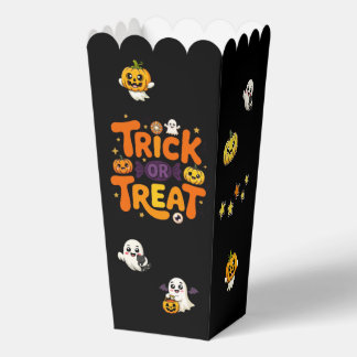 トリック・オア・トリート ハロウィーン ポップコーンフェイバーボックス フェイバーボックス