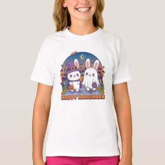 トリック・オア・トリート・バニーズ・ハロウィンTシャツ – かわいい Tシャツ
