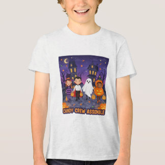 トリック・オア・トリート・パレードTシャツ – かわいいハロウィン トライブレンドTシャツ