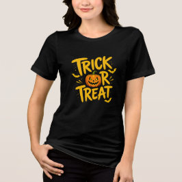 トリック・オア・トリート・パンプキン・ハロウィングラフィックTシャツ トライブレンドTシャツ