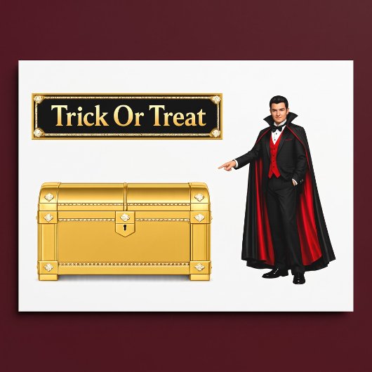 トリック・オア・トリート・ヴァンパイア・ハロウィン ウィンドウサイン