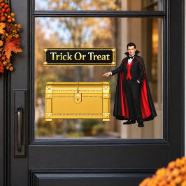 トリック・オア・トリート・ヴァンパイア・ハロウィン ウィンドウサイン