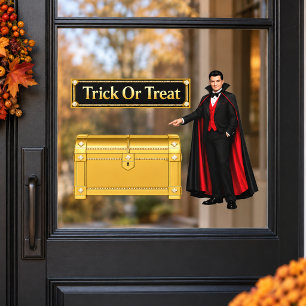 トリック・オア・トリート・ヴァンパイア・ハロウィン ウィンドウサイン