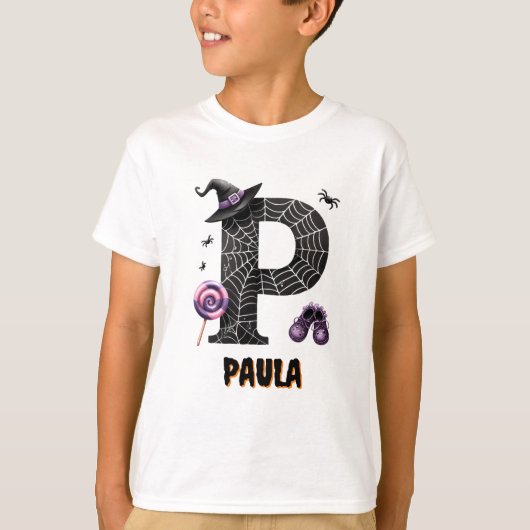 トリック・オア・トリート P モノグラム Tシャツ (正面)