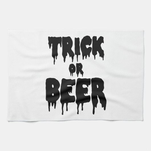 トリック オア ビール キッチンタオル (横)