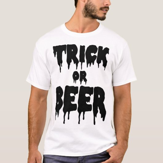 トリック オア ビール Tシャツ (正面)