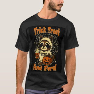 トリック・トリートと荒々しくも可愛いハロウィン Tシャツ