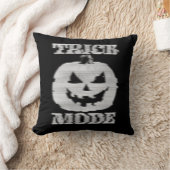 トリック/トリートモード両面グリッチハイカボチャ クッション (ブランケット)