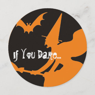 トリック&トリート5.25 x 5.25招待状円 招待状