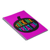 トリック・ミー・トリートメント・数々のハロウィーン・カラー ノートブック (右側)