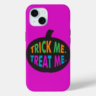 トリック・ミー・トリートメント・数々のハロウィーン・カラー iPhone 15ケース