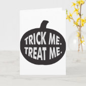 トリック・ミー・トリート・ミー B/W カード (黄色い花)