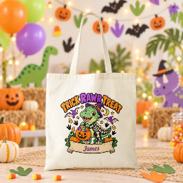 トリック・ロゥア・トリート恐竜ハロウィンバッグ トートバッグ